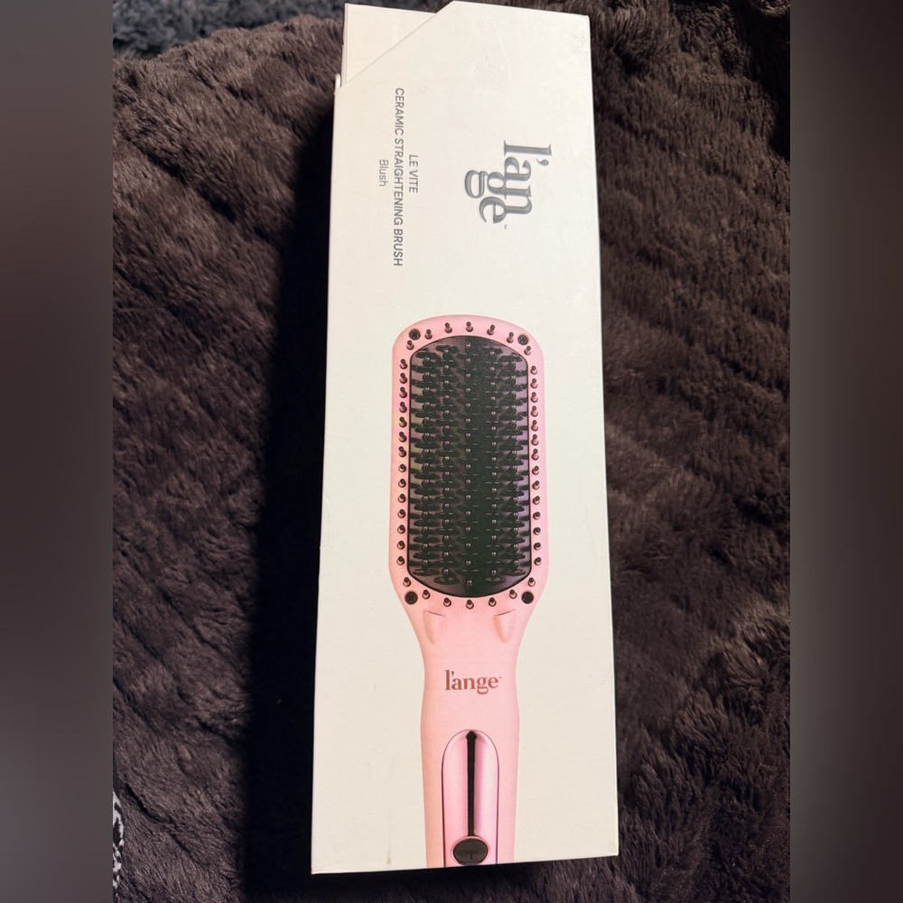 Lange Blush Hair Straightening Brush